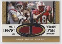 Matt Leinart, Vernon Davis #/25