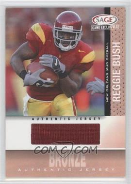 2006 SAGE Game Exclusives - Oversize Jerseys - Bronze #SJ 1 - Reggie Bush