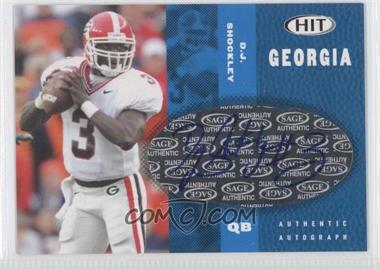 2006 SAGE Hit - Autographs - Blue #A3 - D.J. Shockley