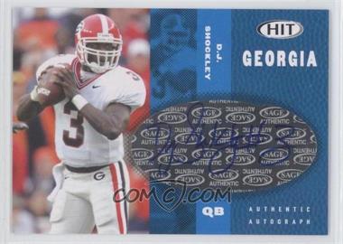 2006 SAGE Hit - Autographs - Blue #A3 - D.J. Shockley