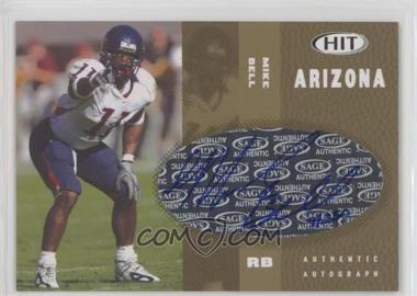 2006 SAGE Hit - Autographs - Gold #A33 - Mike Bell /250