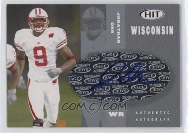 2006 SAGE Hit - Autographs - Silver #A29 - Jonathan Orr