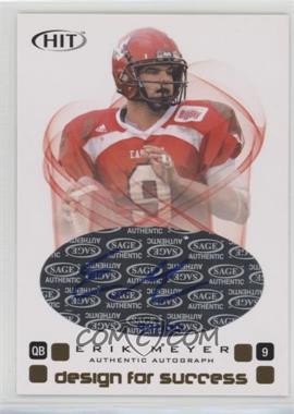 2006 SAGE Hit - Design for Success - Autographs #D-24 - Erik Meyer /100