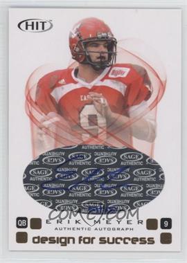 2006 SAGE Hit - Design for Success - Autographs #D-24 - Erik Meyer /100