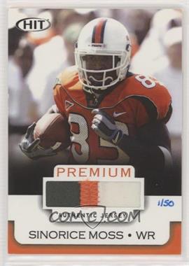 2006 SAGE Hit - Jerseys - Premium #SM - Sinorice Moss /50