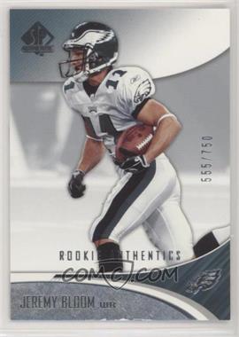 2006 SP Authentic - [Base] #107 - Rookie Authentics - Jeremy Bloom /750 [EX to NM]