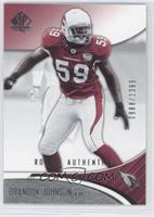 Rookie Authentics - Brandon Johnson #/1,399