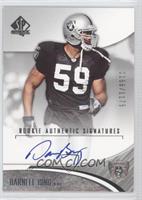 Rookie Authentic Signatures - Darnell Bing #/1,175