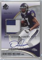 Rookie Authentic Signature Patch - Demetrius Williams #/999