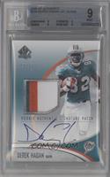 Rookie Authentic Signature Patch - Derek Hagan [BGS 9 MINT] #/999