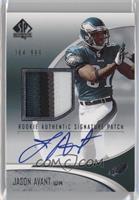 Rookie Authentic Signature Patch - Jason Avant #/999