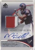 Rookie Authentic Signature Patch - Mario Williams [EX to NM] #/699