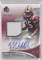 Rookie Authentic Signature Patch - Michael Robinson #/999