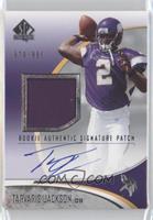 Rookie Authentic Signature Patch - Tarvaris Jackson #/999