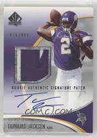 Rookie Authentic Signature Patch - Tarvaris Jackson #/999