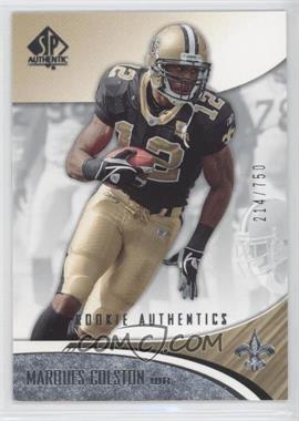 2006 SP Authentic - [Base] #94 - Rookie Authentics - Marques Colston /750