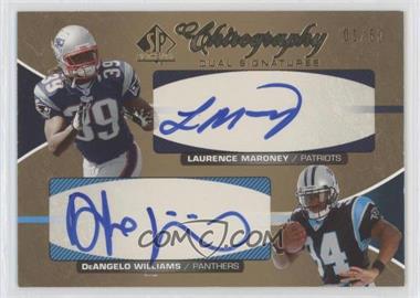 2006 SP Authentic - Chirography Dual Signatures #CH2-MW - Laurence Maroney, DeAngelo Williams /50