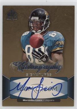 2006 SP Authentic - Chirography Signatures #CH-ML - Marcedes Lewis