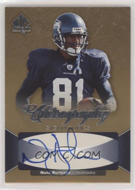 2006 SP Authentic - Chirography Signatures #CH-NB - Nate Burleson