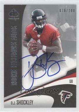 2006 SP Authentic - Rookie Exclusives Autos #REA-DS - D.J. Shockley /100