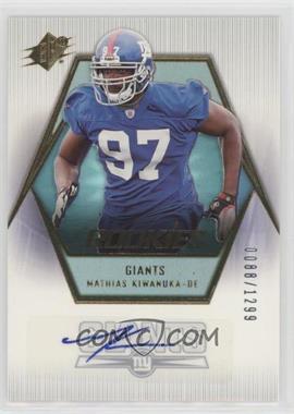 2006 SPx - [Base] - Autographs #165 - Rookies - Mathias Kiwanuka /1299