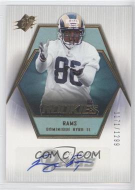 2006 SPx - [Base] - Autographs #177 - Rookies - Dominique Byrd /1299