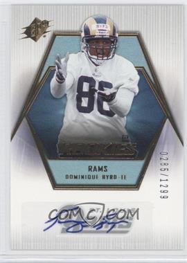 2006 SPx - [Base] - Autographs #177 - Rookies - Dominique Byrd /1299