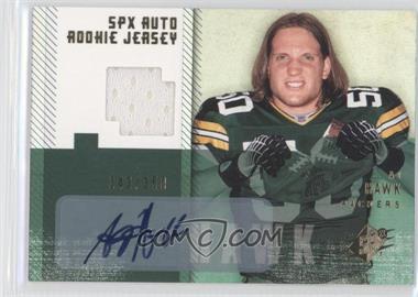 2006 SPx - [Base] - Gold #191 - Autographed Rookie Jersey - A.J. Hawk /350