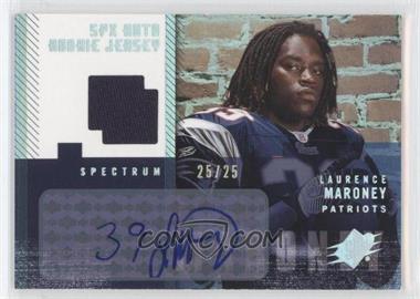 2006 SPx - [Base] - Spectrum #190 - Autographed Rookie Jersey - Laurence Maroney /25