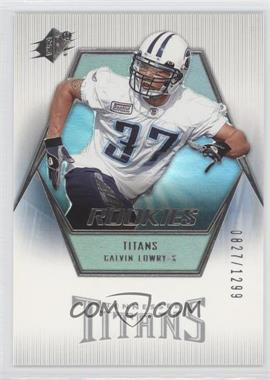 2006 SPx - [Base] #116 - Rookies - Calvin Lowry /1299