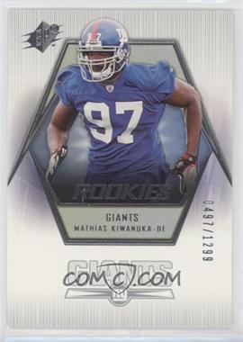 2006 SPx - [Base] #165 - Rookies - Mathias Kiwanuka /1299