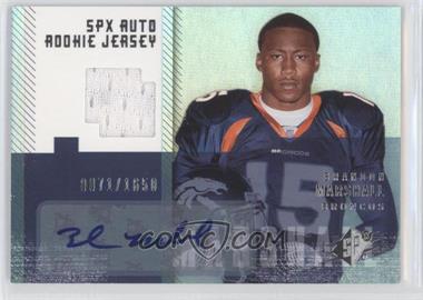 2006 SPx - [Base] #208 - Autographed Rookie Jersey - Brandon Marshall /1650