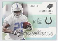 Joseph Addai #/650