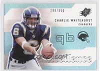 Charlie Whitehurst #/650