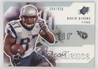 David Givens #/650