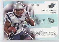 David Givens #/650