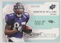 Demetrius Williams #/650