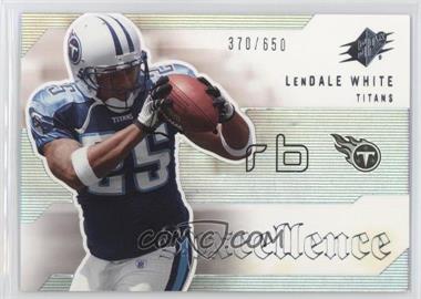 2006 SPx - Spxcellence #SP-LW - LenDale White /650