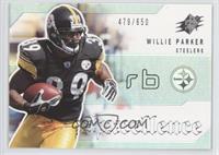 Willie Parker #/650