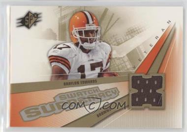 2006 SPx - Swatch Supremacy - Veteran Jersey #SW-BE - Braylon Edwards