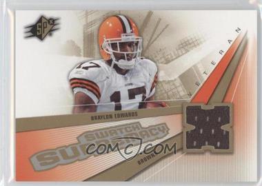 2006 SPx - Swatch Supremacy - Veteran Jersey #SW-BE - Braylon Edwards