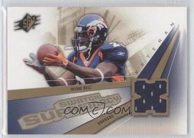 2006 SPx - Swatch Supremacy - Veteran Jersey #SW-TB - Tatum Bell