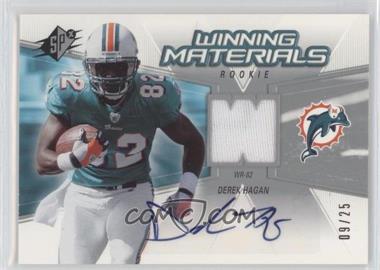 2006 SPx - Winning Materials Rookie - Signatures #WMR-DH - Derek Hagan /25