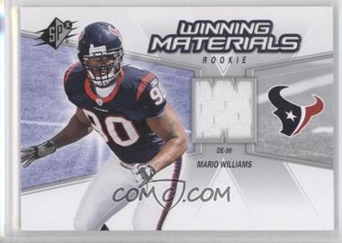 2006 SPx - Winning Materials Rookie #WMR-MW - Mario Williams