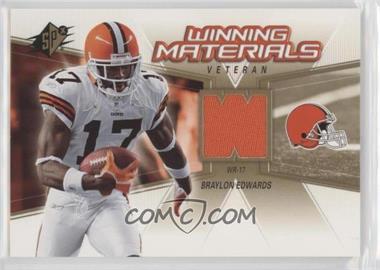 2006 SPx - Winning Materials Veteran #WMV-BE - Braylon Edwards