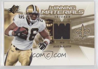 2006 SPx - Winning Materials Veteran #WMV-DM - Deuce McAllister