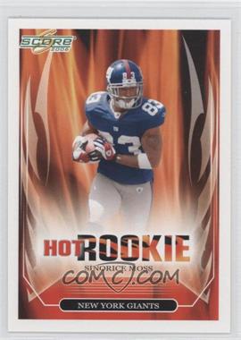 2006 Score - Hot Rookie #9 - Sinorice Moss