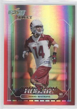 2006 Score Select - [Base] - Red Zone #359 - Todd Watkins /25