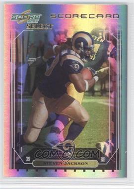 2006 Score Select - [Base] - Scorecard #250 - Steven Jackson /100