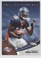 Sweet Beginnings - Brandon Marshall #/699